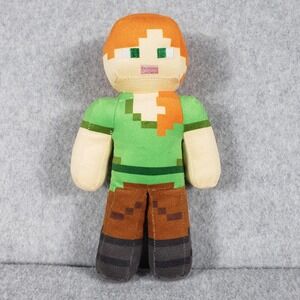 Minecraft Alex Plush Stuffed Animal Toy Factory Mojang 7" Pixelated Kidcore